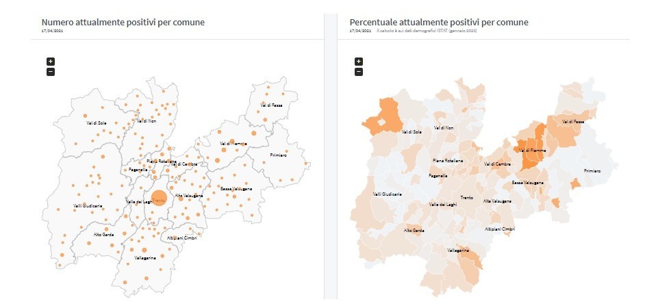 Coronavirus in Trentino, trovati 5 positivi a Avio e Peio